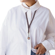 Load image into Gallery viewer, Macrame Lanyard, Brown