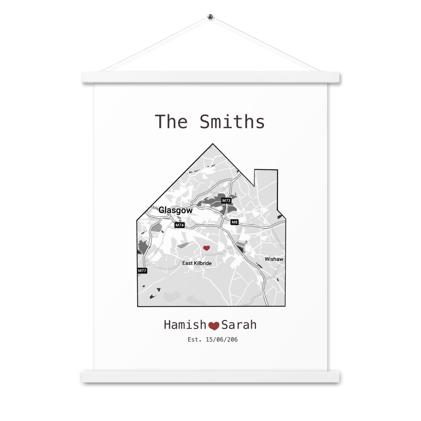 Personalised Housewarming Frame