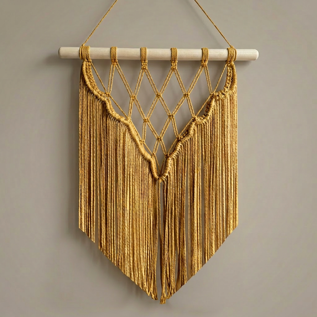 Macrame wall tapestry