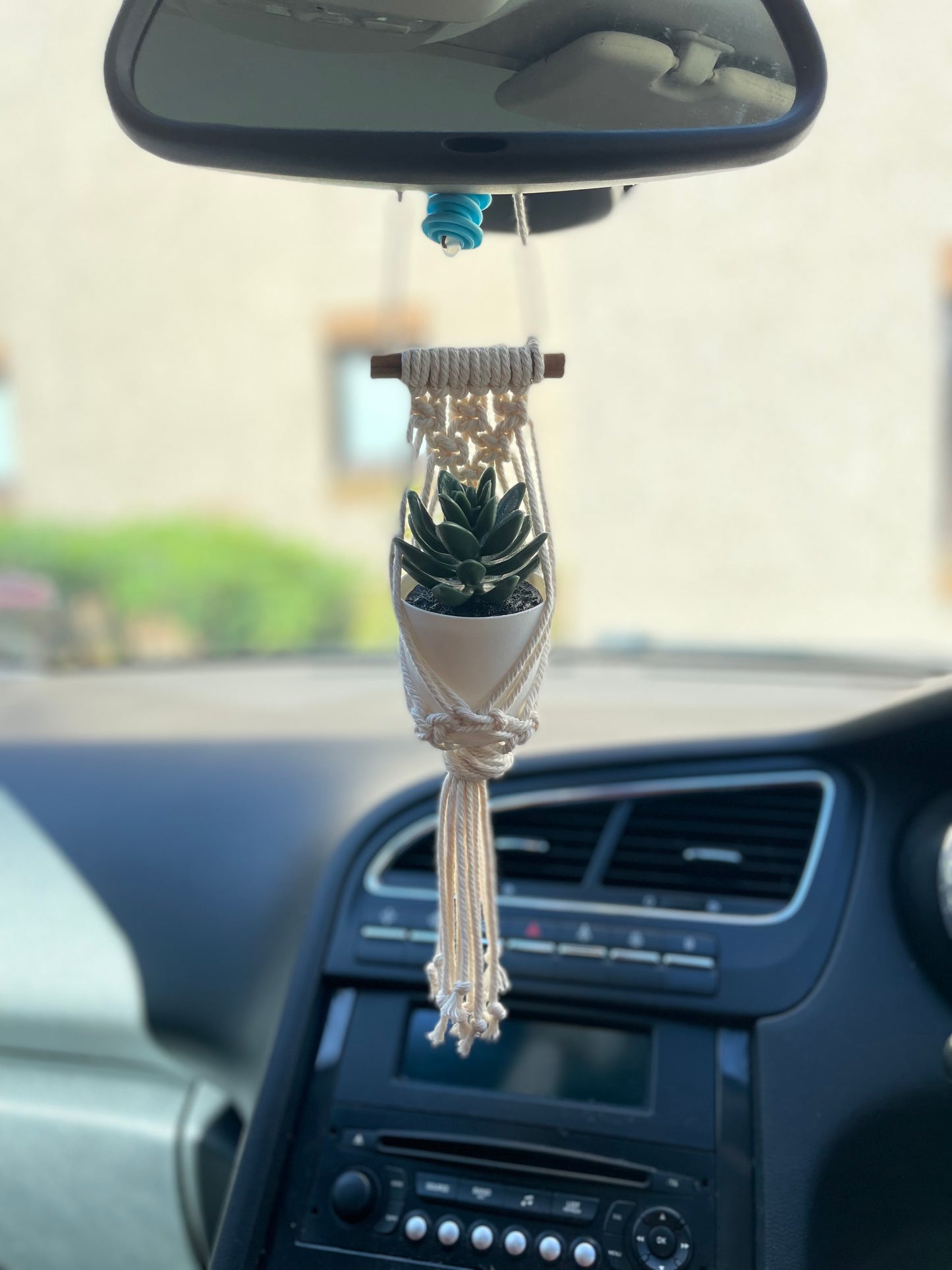Macrame Car Charm