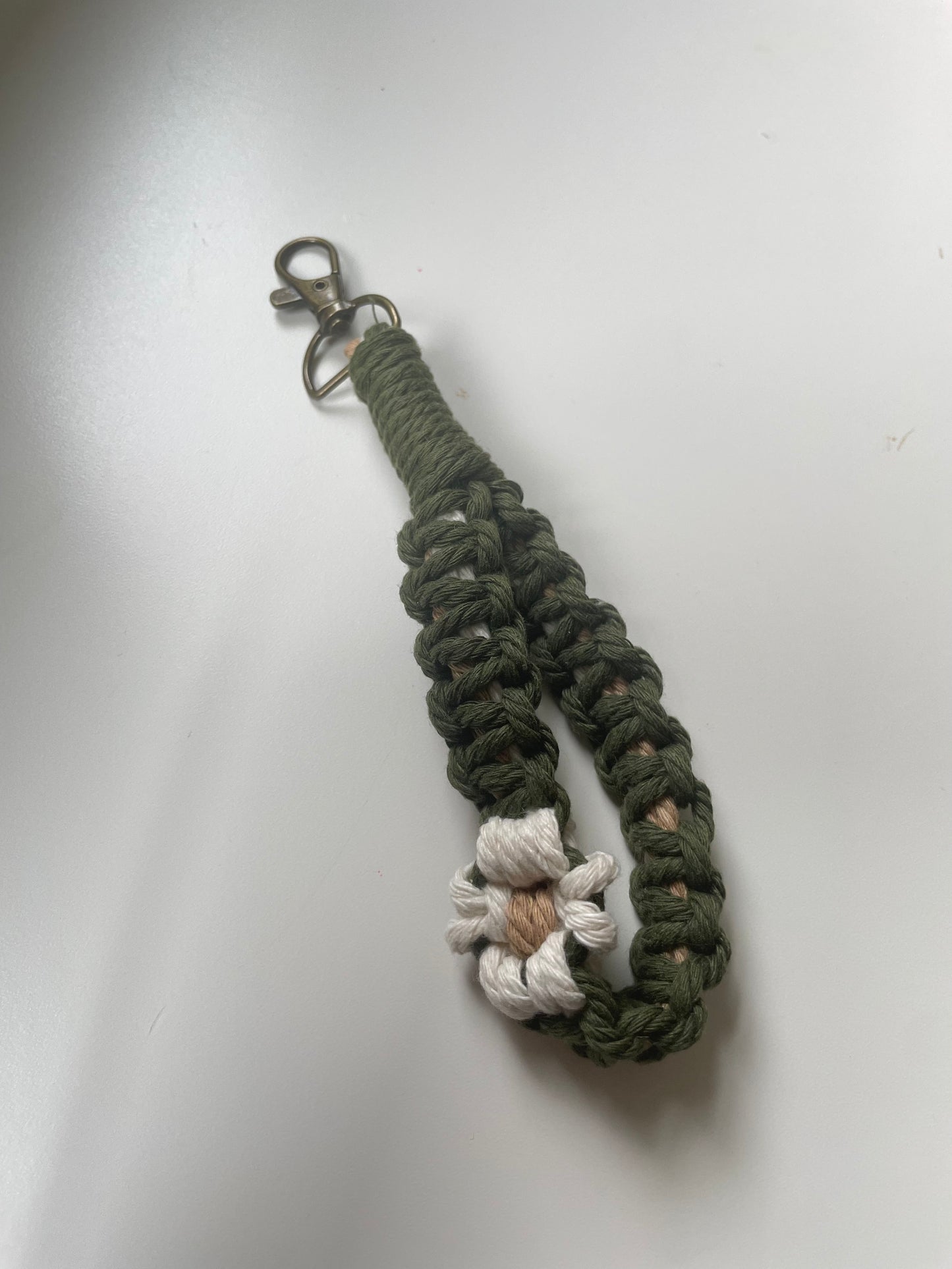 Macrame Bracelet Keychain