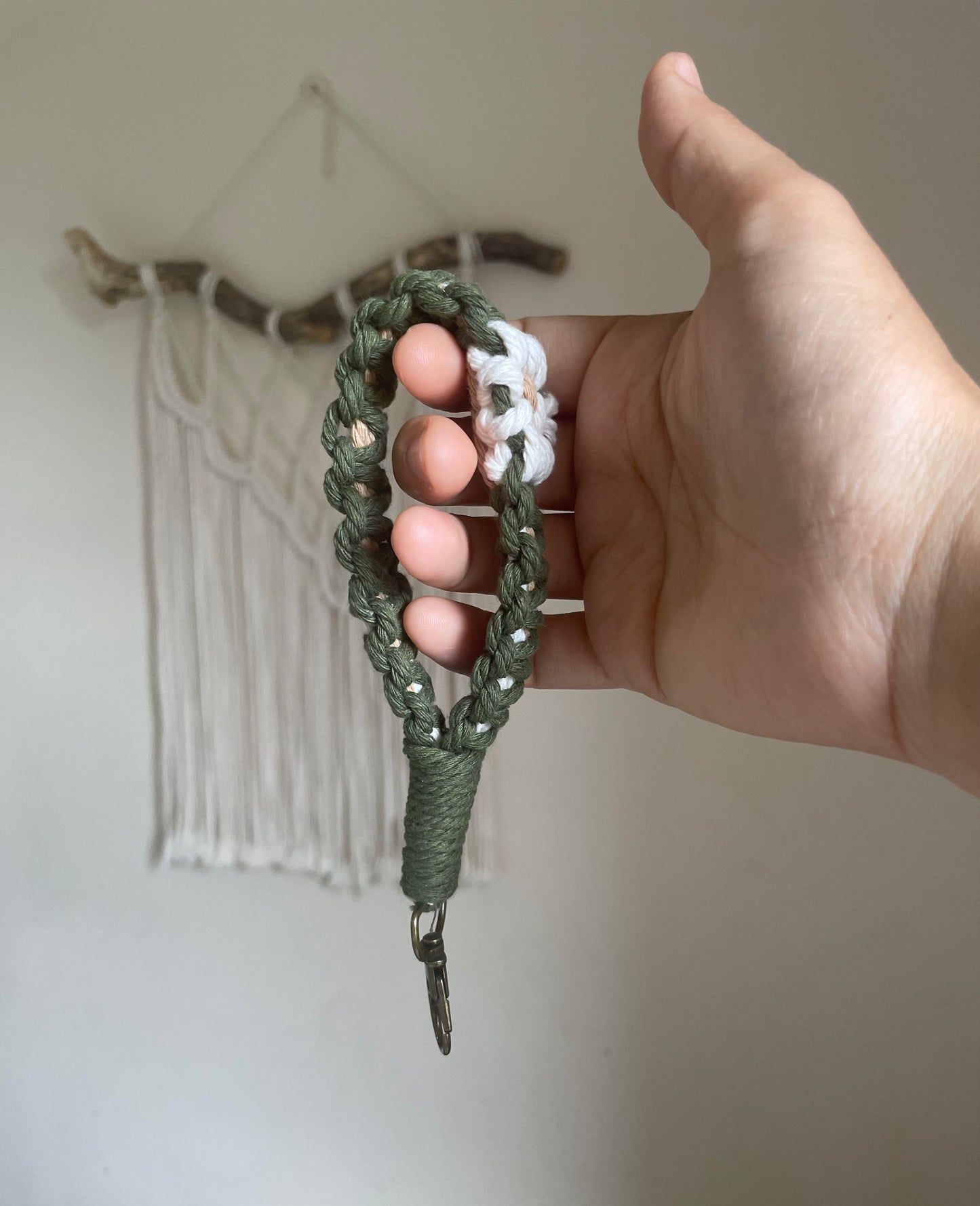 Macrame Bracelet Keychain