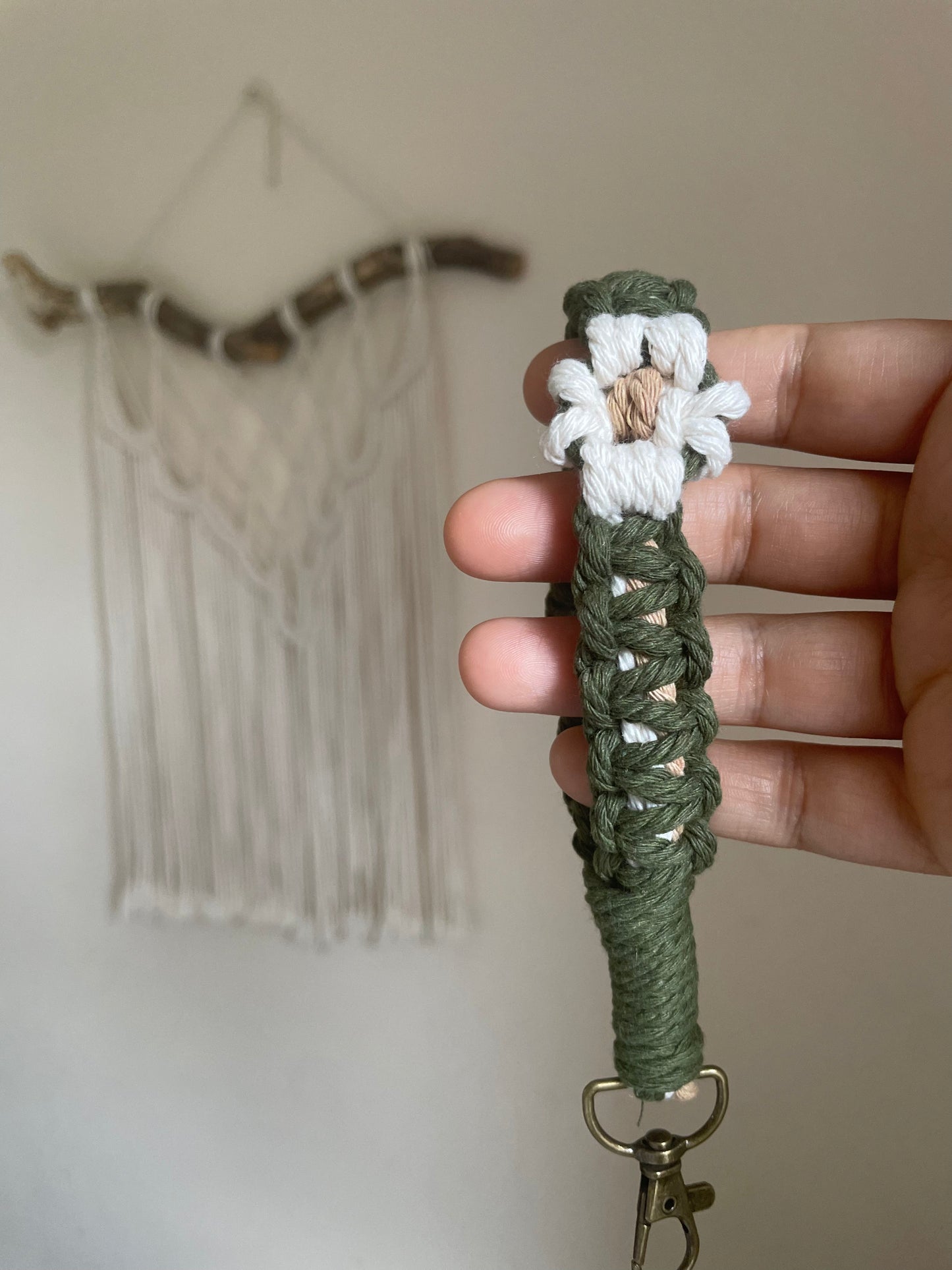 Macrame Bracelet Keychain