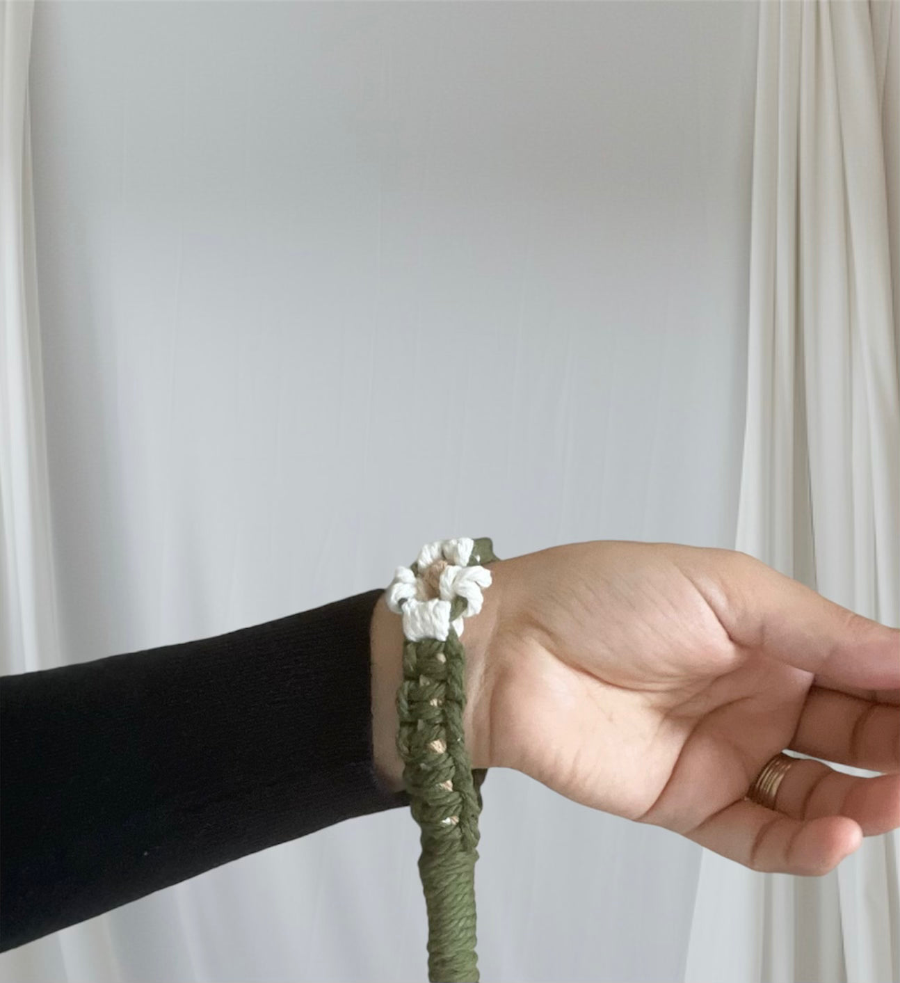 Macrame Bracelet Keychain