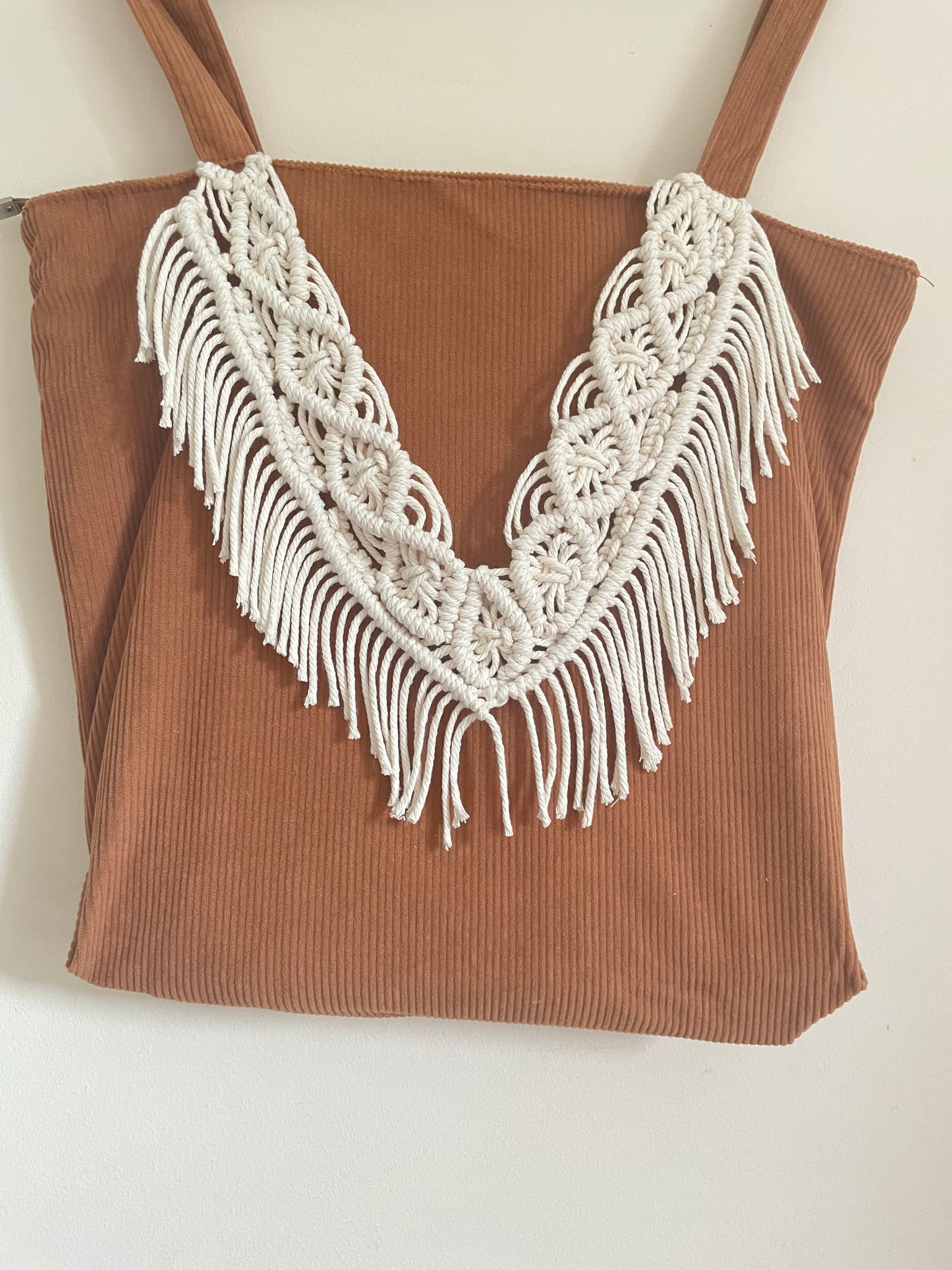 Macrame shoulder bag