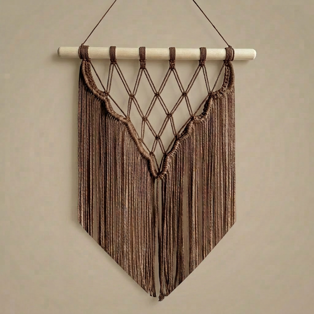 Macrame wall tapestry