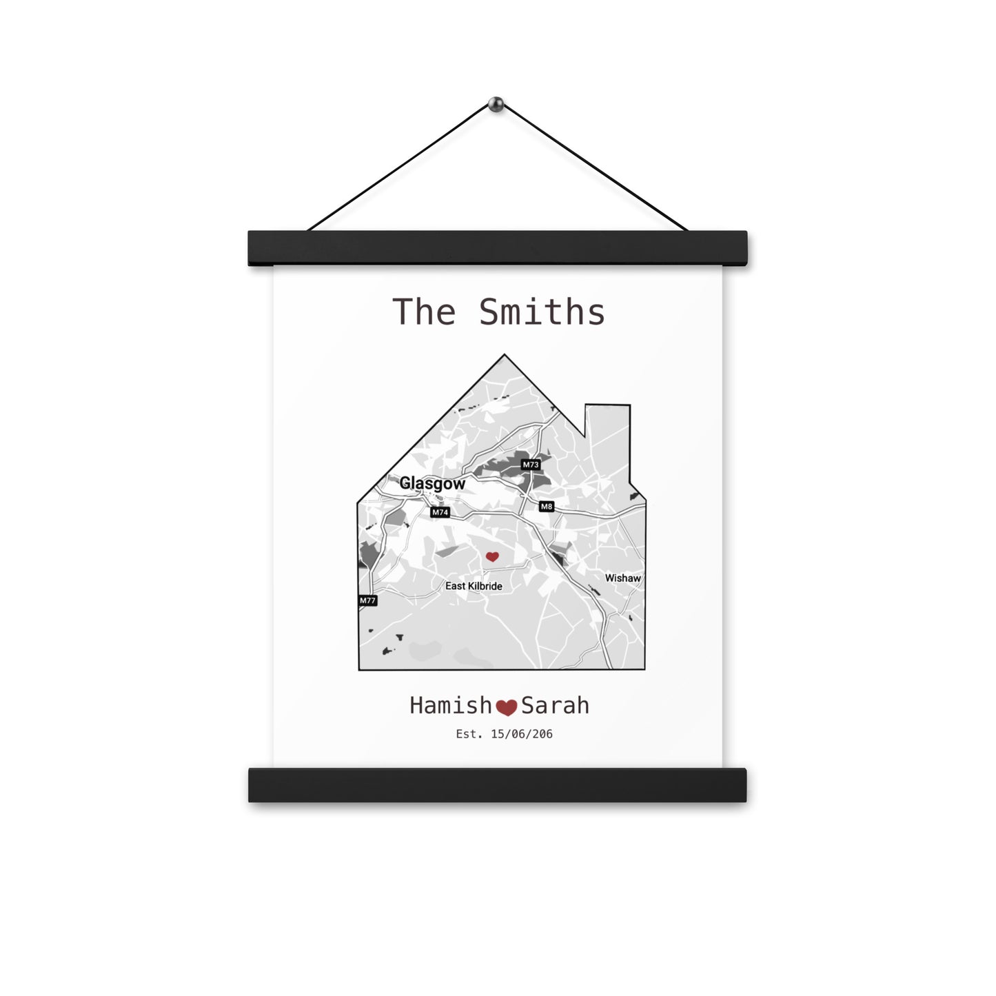 Personalised Housewarming Frame