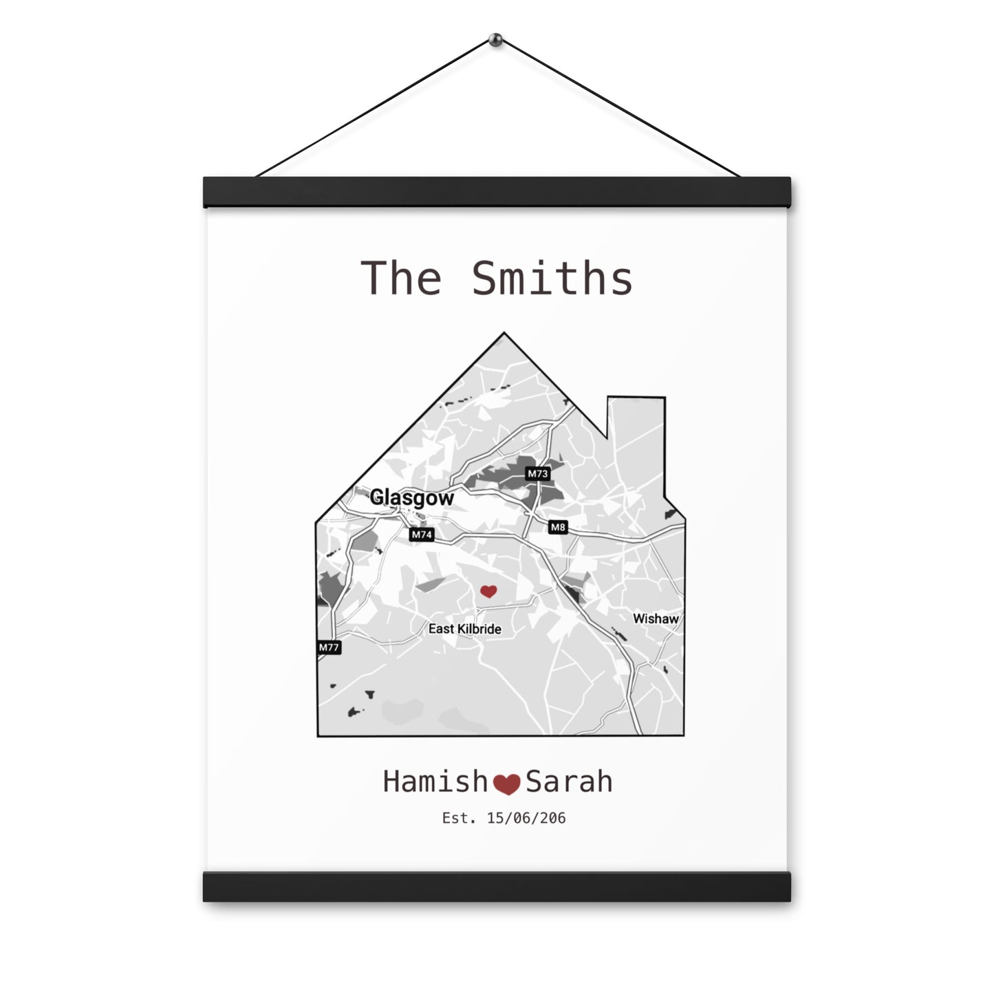 Personalised Housewarming Frame