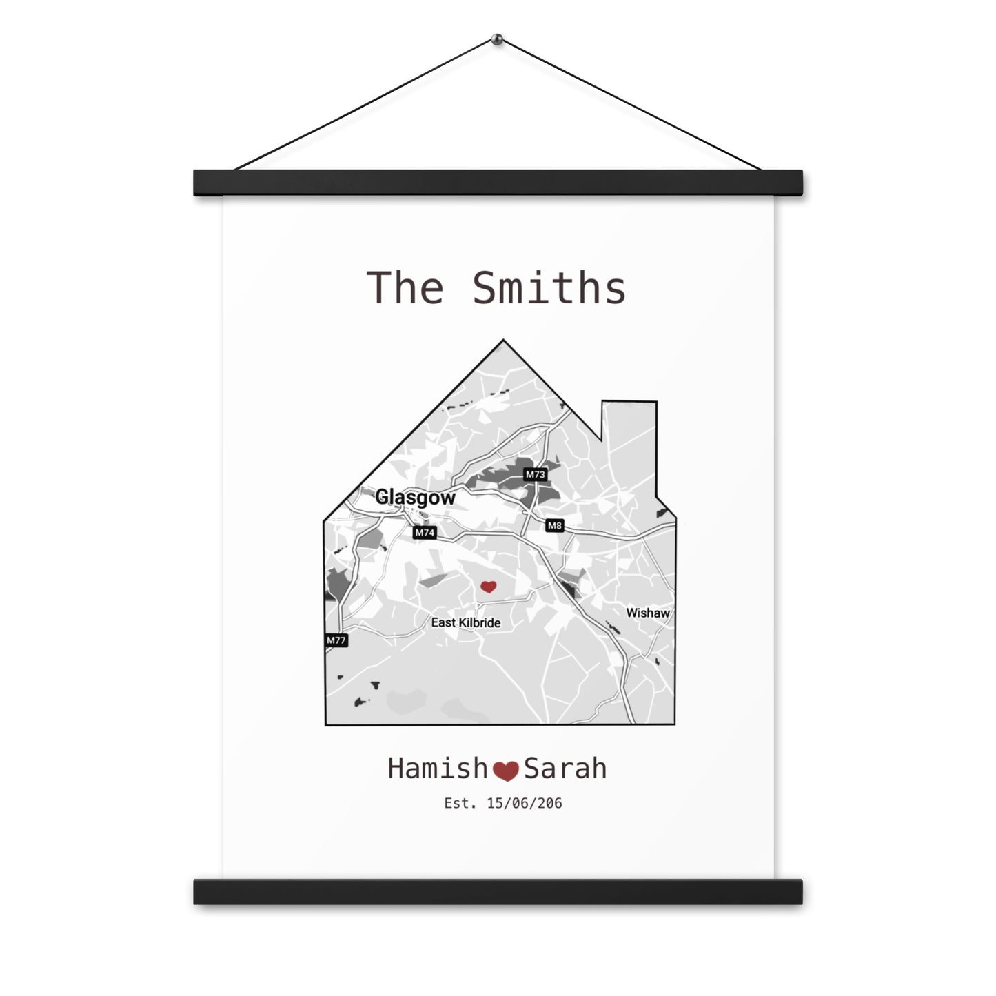 Personalised Housewarming Frame