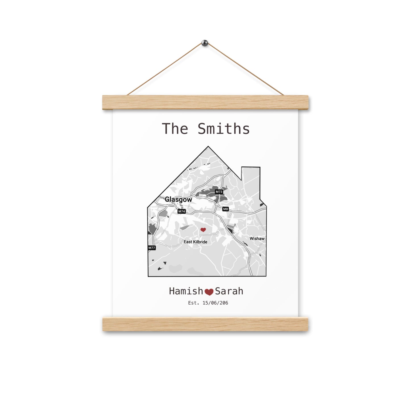 Personalised Housewarming Frame