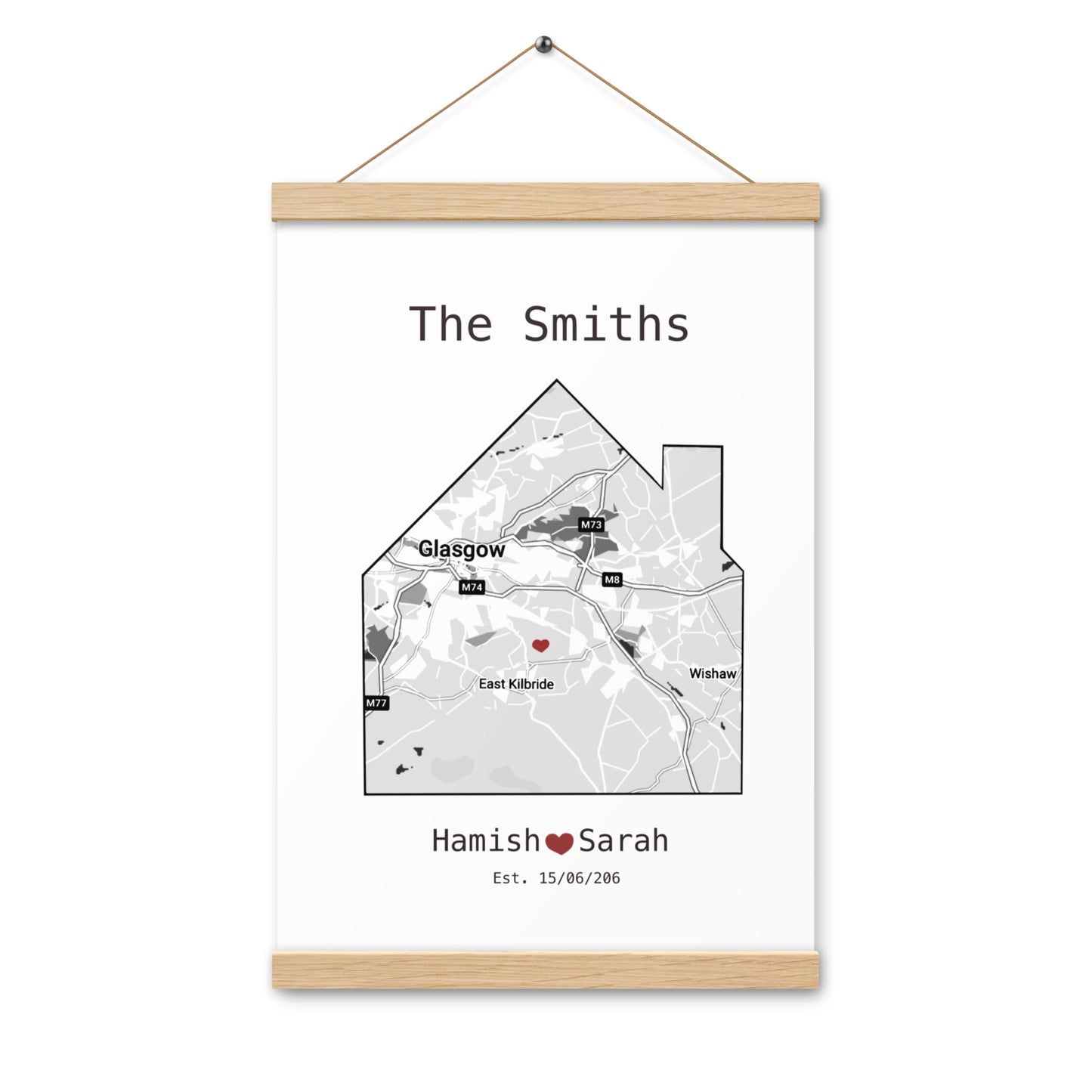 Personalised Housewarming Frame