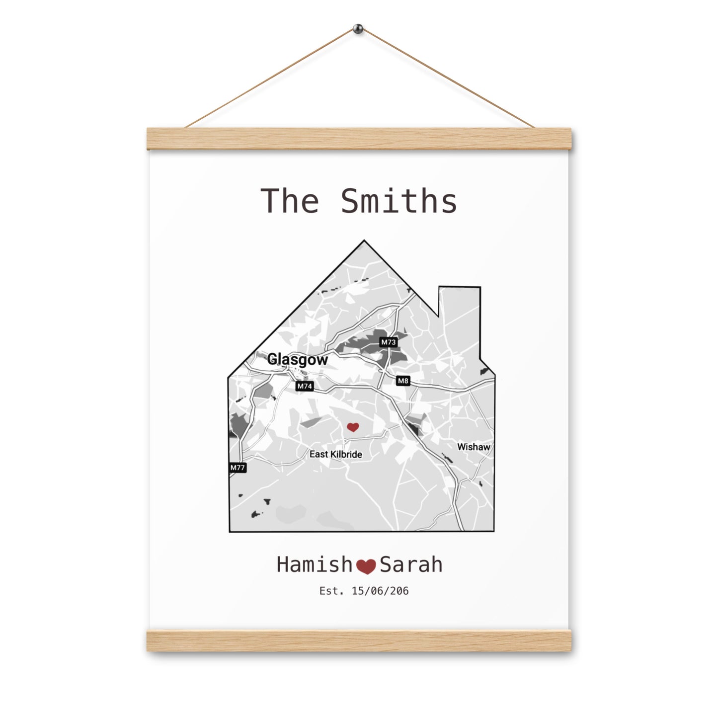 Personalised Housewarming Frame