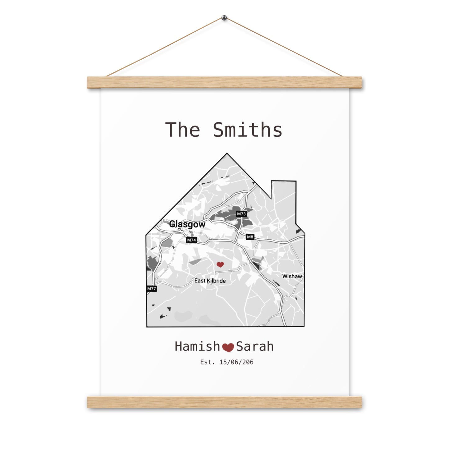 Personalised Housewarming Frame