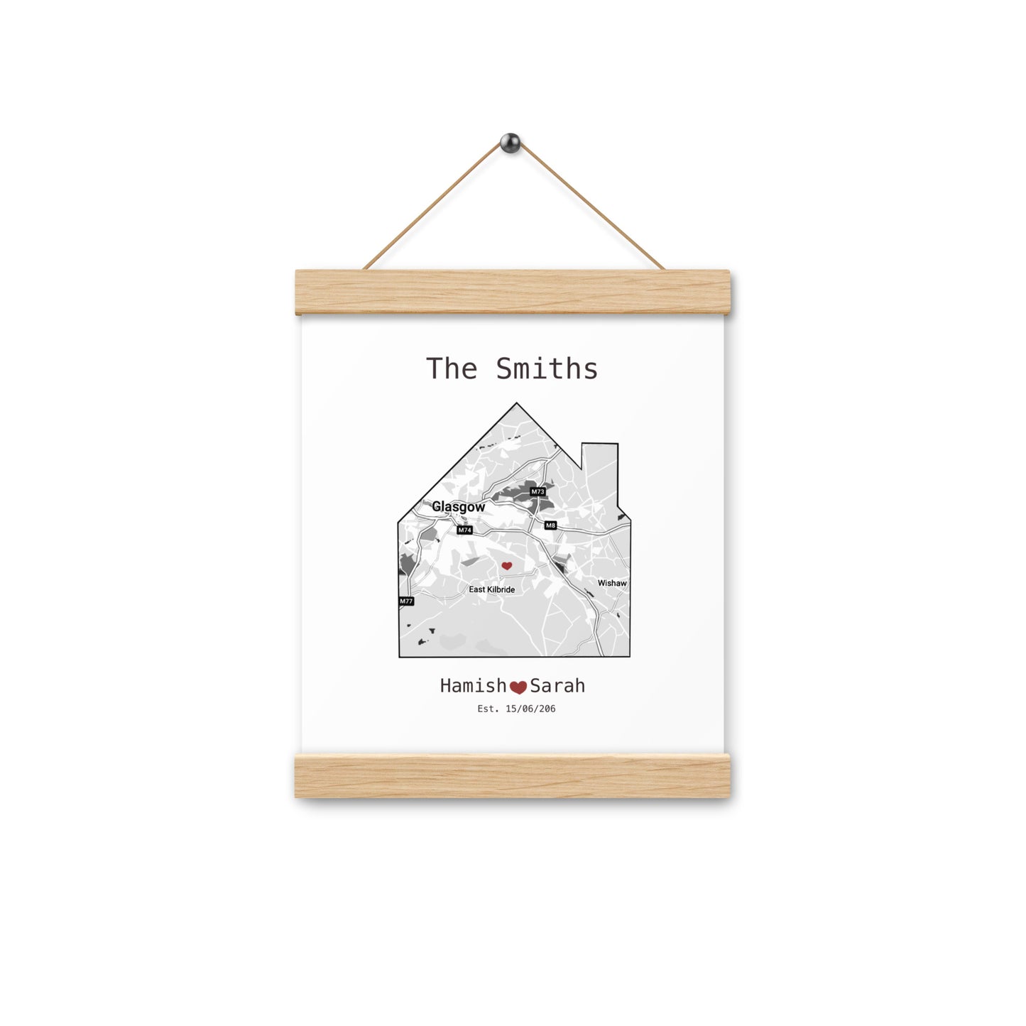 Personalised Housewarming Frame
