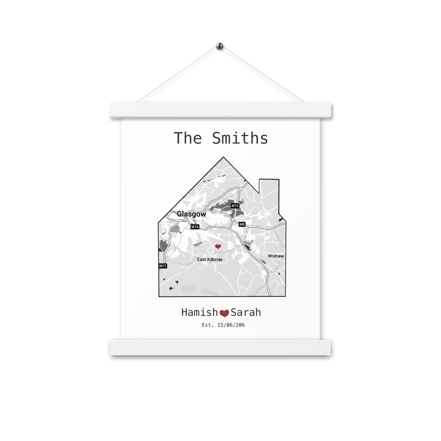 Personalised Housewarming Frame