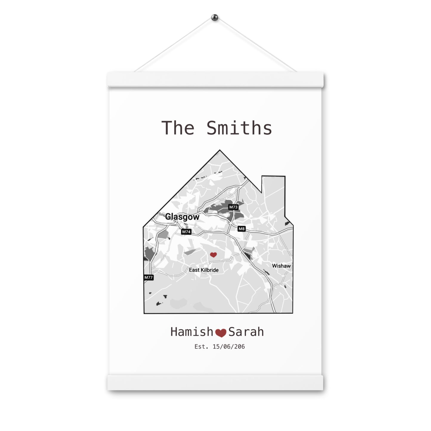Personalised Housewarming Frame