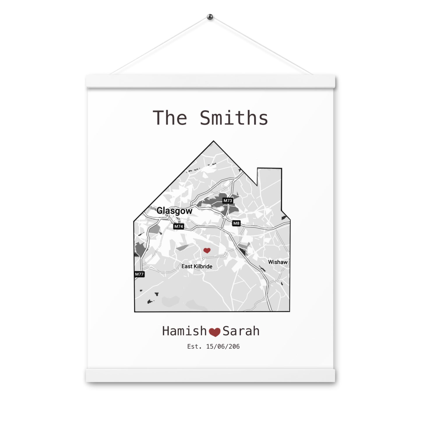 Personalised Housewarming Frame