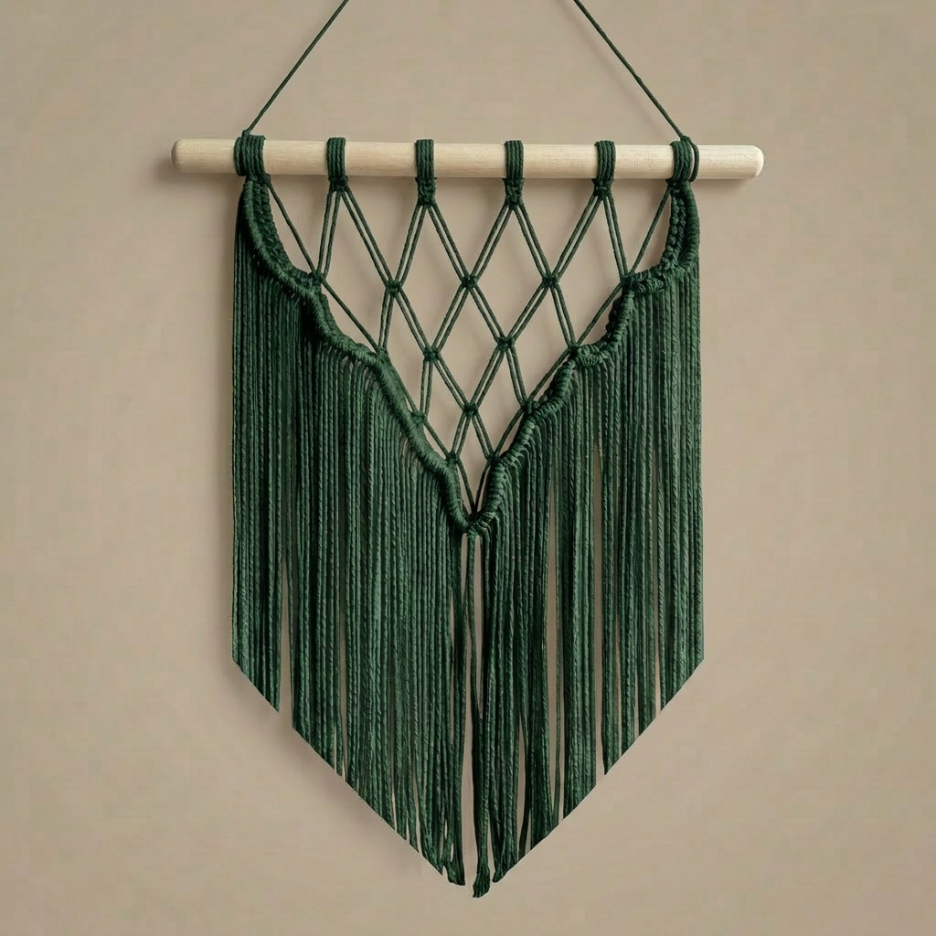 Macrame wall tapestry
