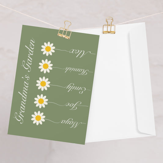 Personalised Greeting card