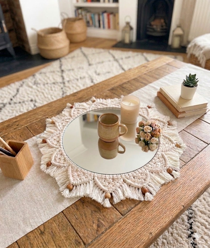 Macrame Wall Mirror