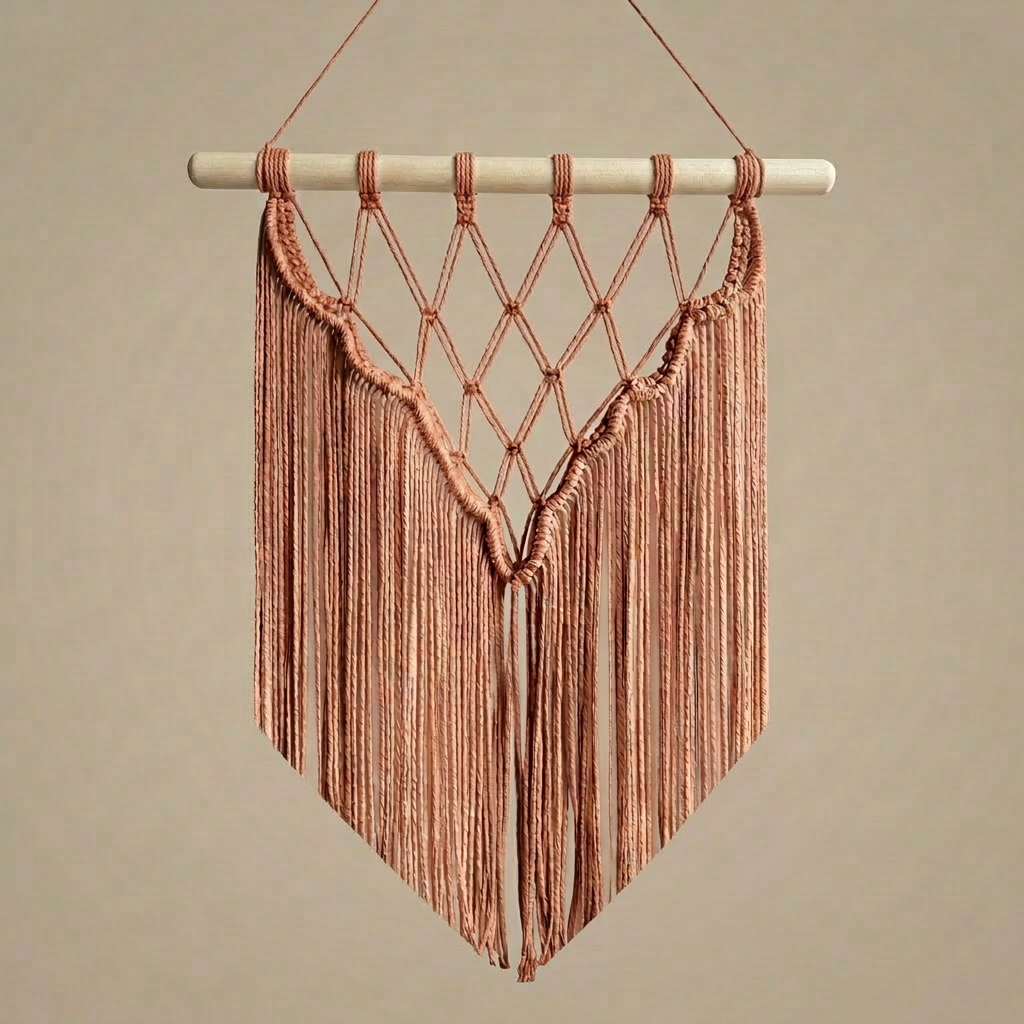 Macrame wall tapestry