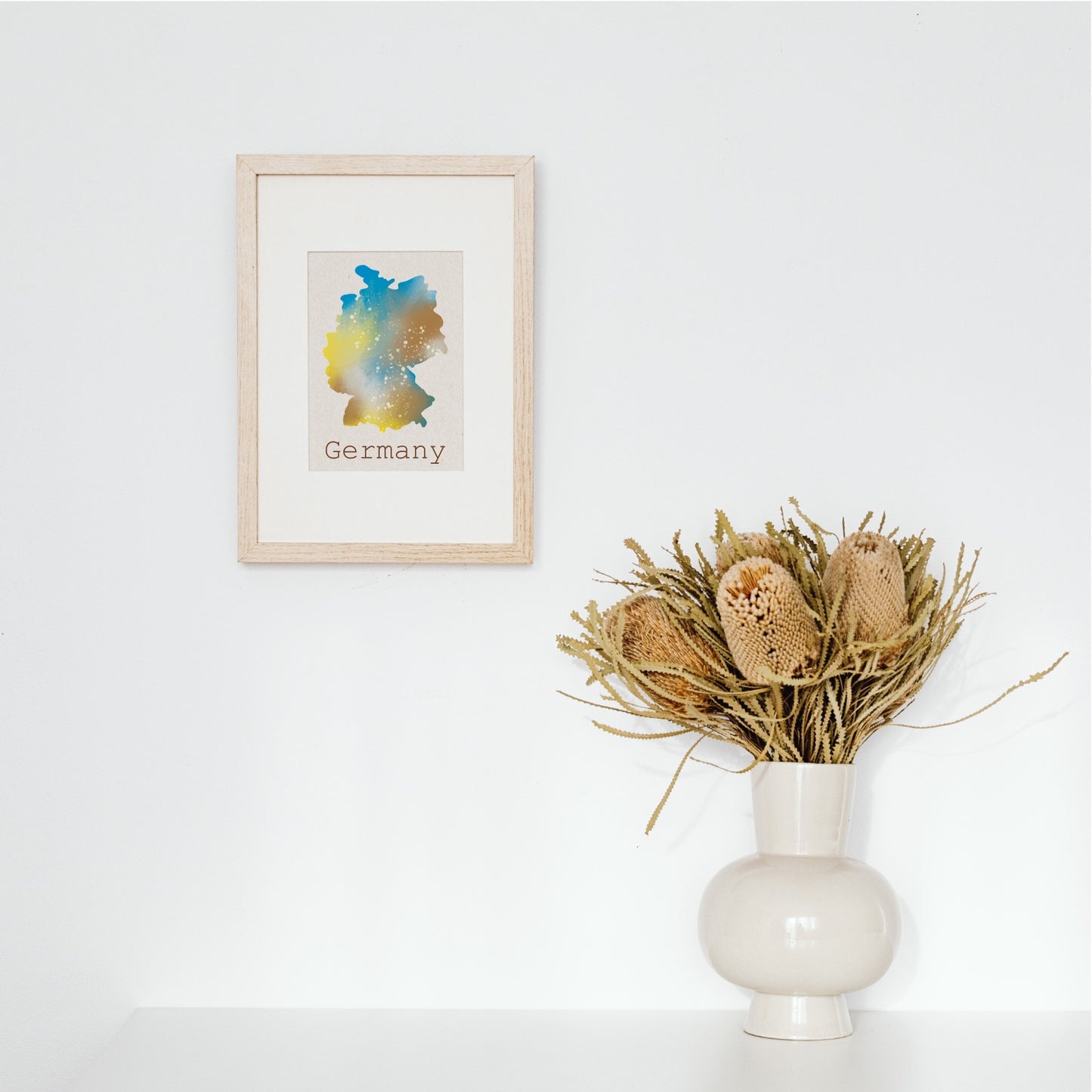 Personalised colorful Map