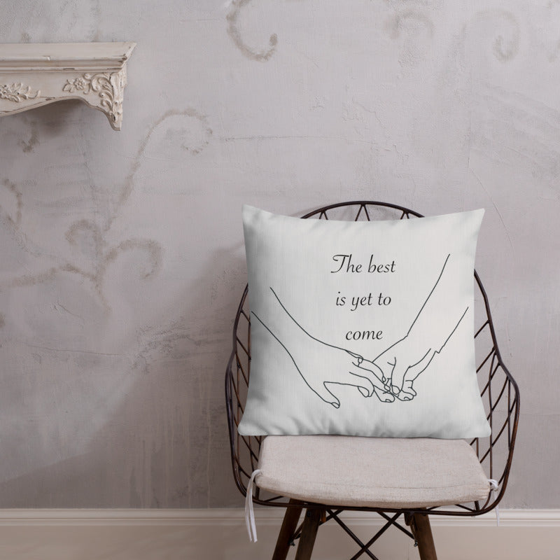 Personalised Line Art Throw Pillow