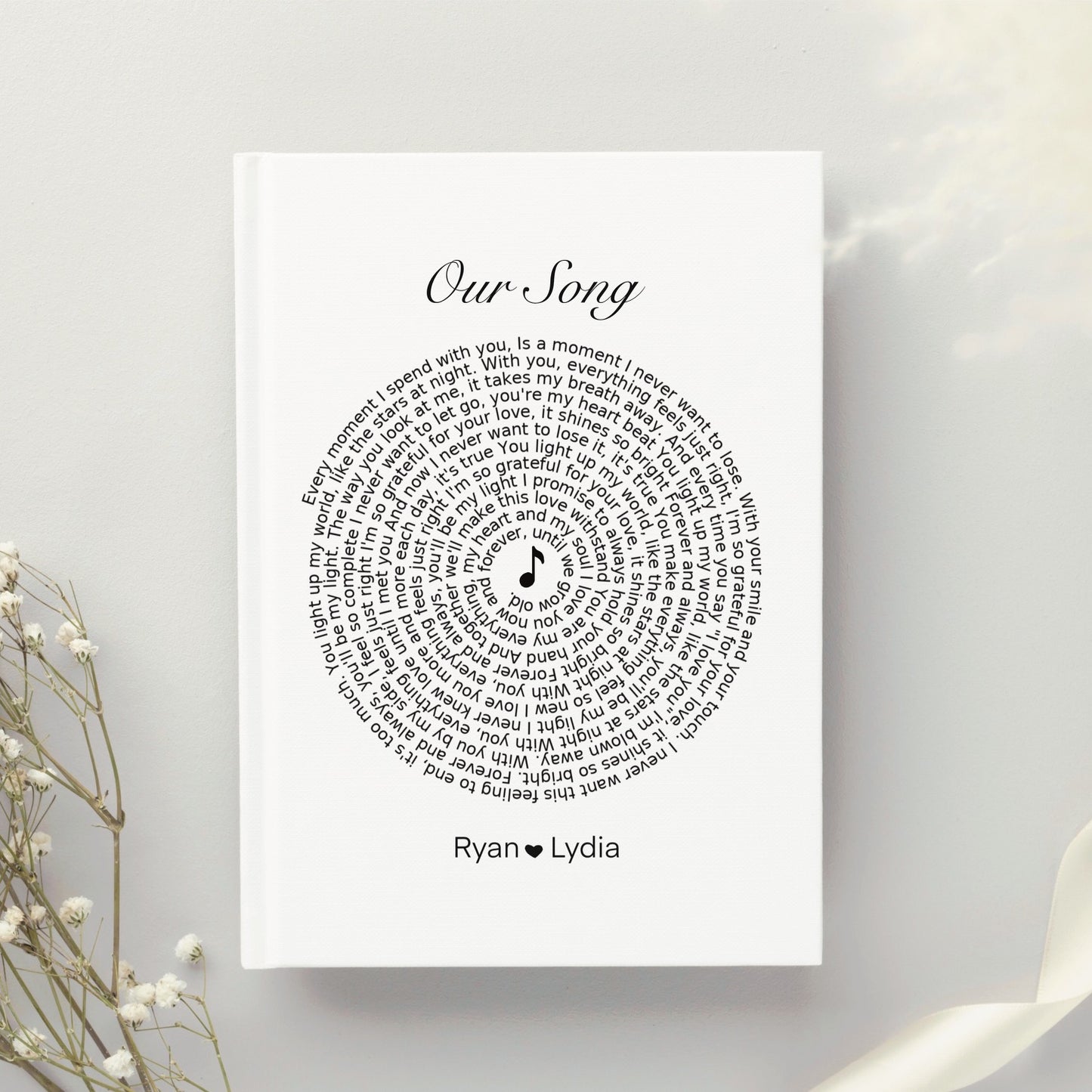 Our song lyric print