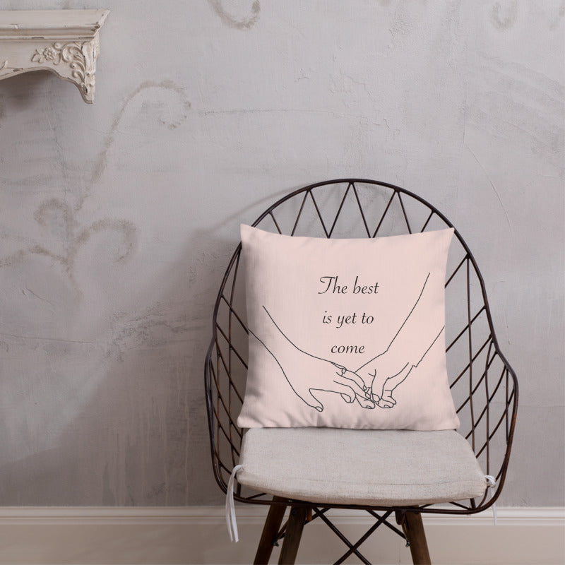Personalised Line Art Throw Pillow