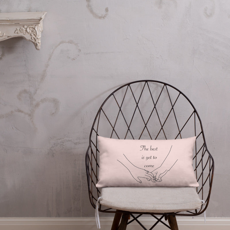 Personalised Line Art Throw Pillow
