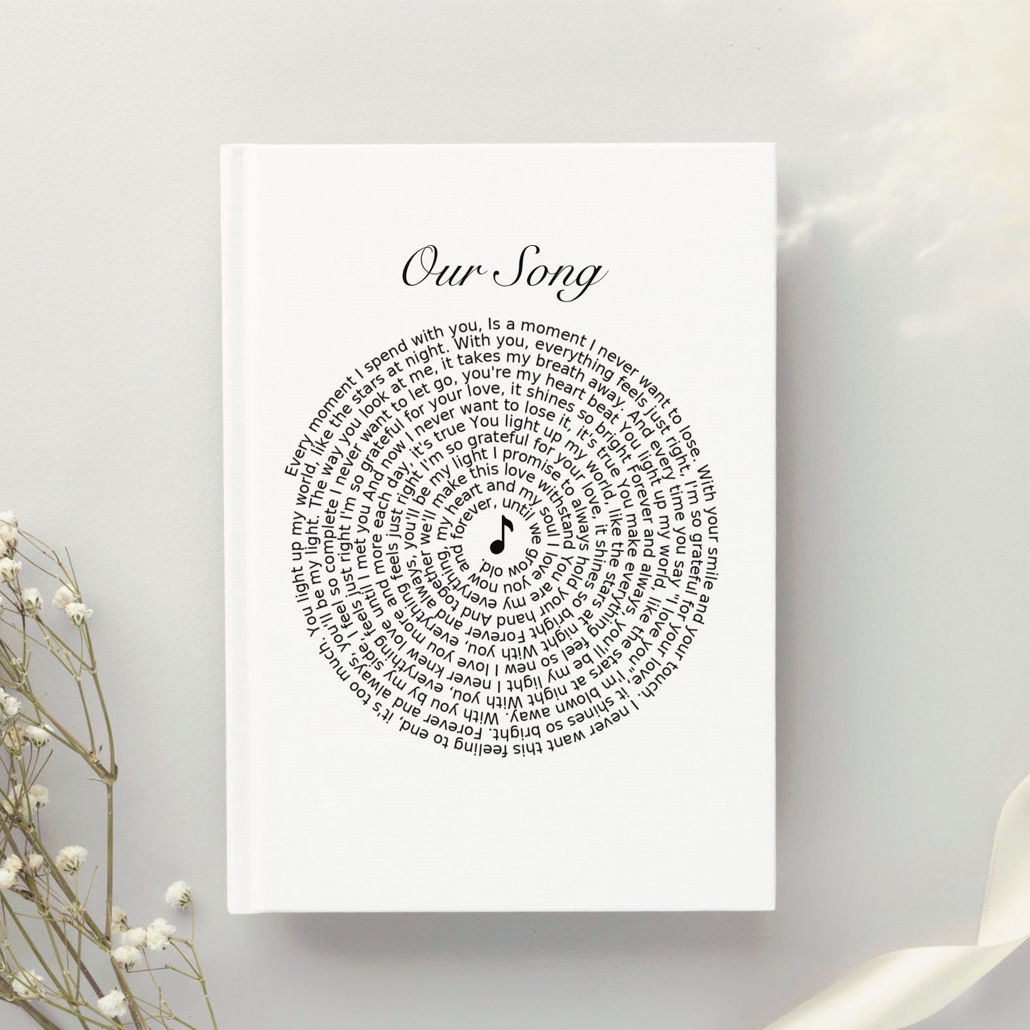 Our song lyric print