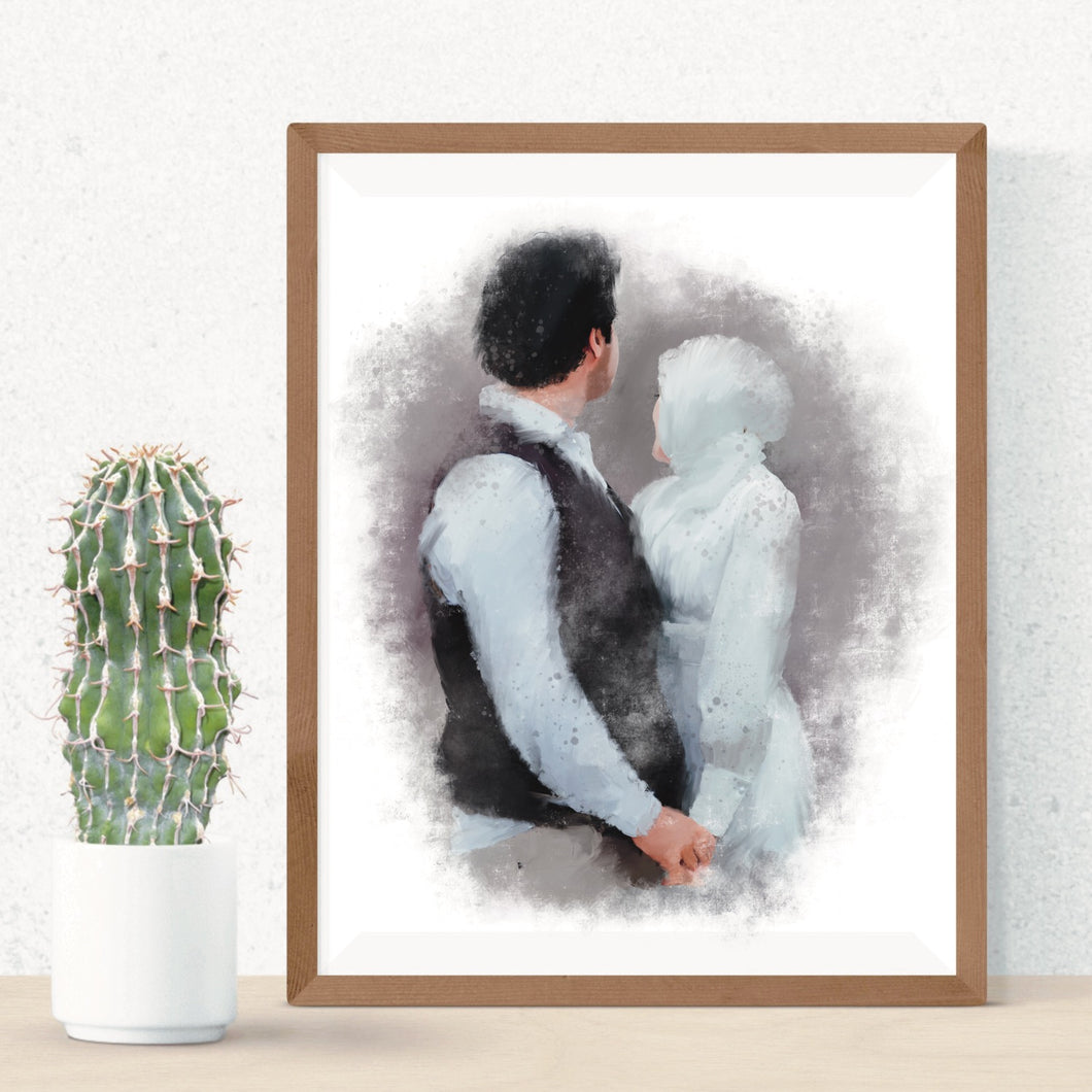 Personalised Portrait For Couples