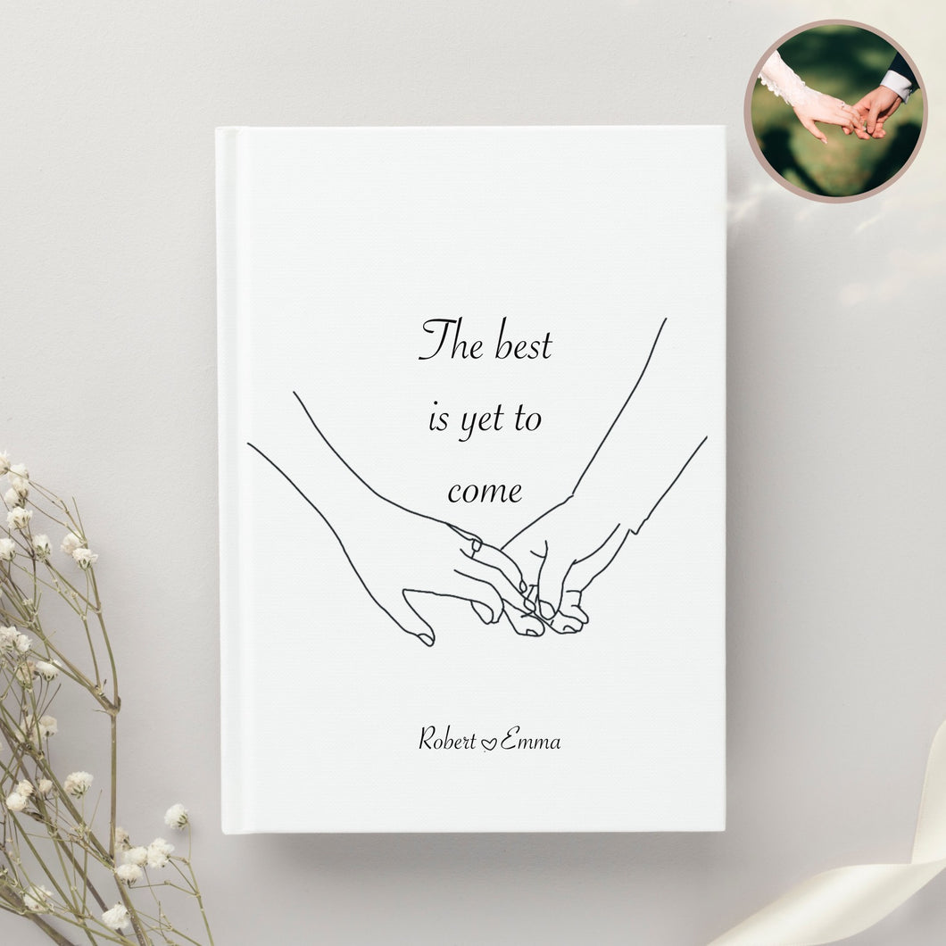 Personalised notebook for couples