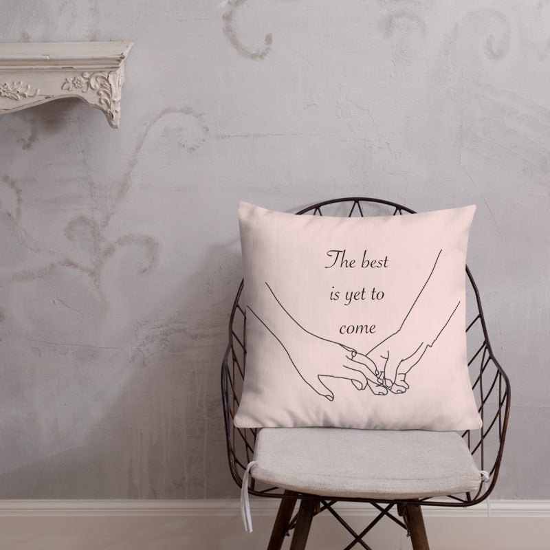 Personalised Line Art Throw Pillow