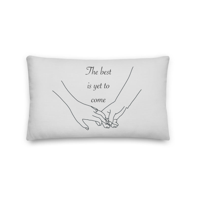 Personalised Line Art Throw Pillow