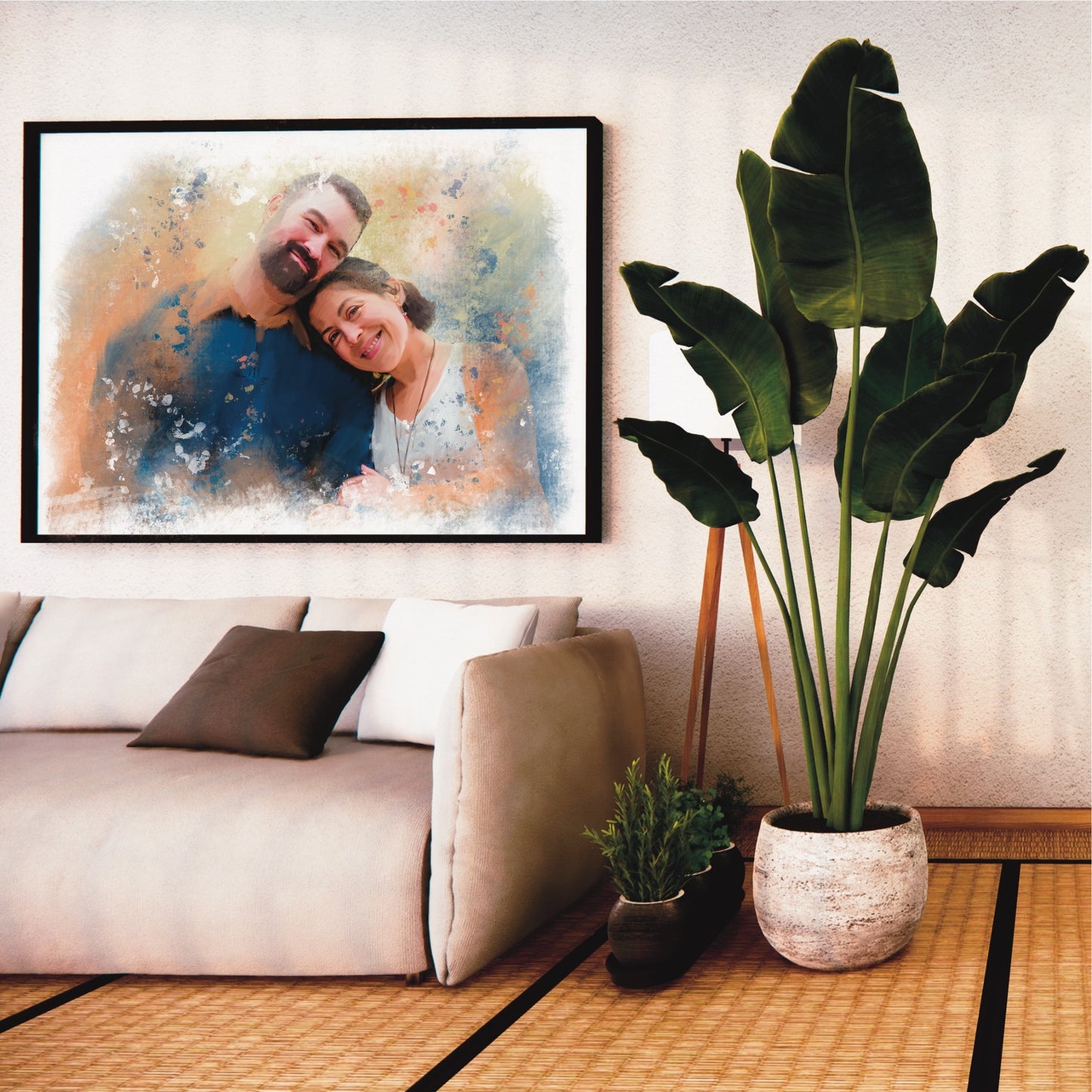 Personalised Illustrated Portrait for Couples