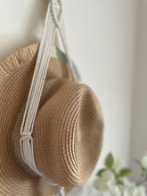 Load image into Gallery viewer, Macrame Summer Hats Wall Hanging Organiser

