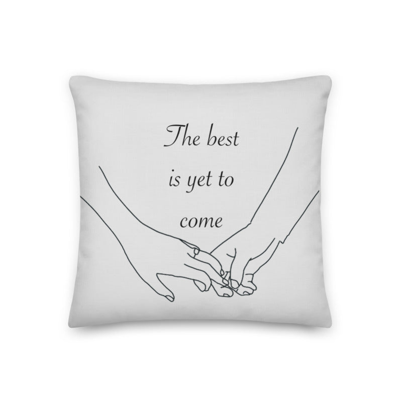 Personalised Line Art Throw Pillow