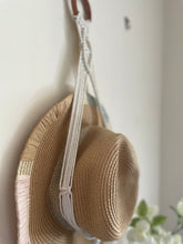 Load image into Gallery viewer, Macrame Summer Hats Wall Hanging Organiser
