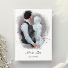 Load image into Gallery viewer, Personalised Portrait For Couples
