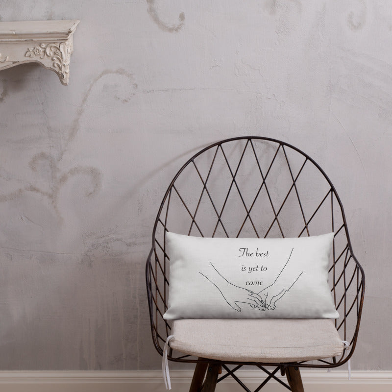 Personalised Line Art Throw Pillow