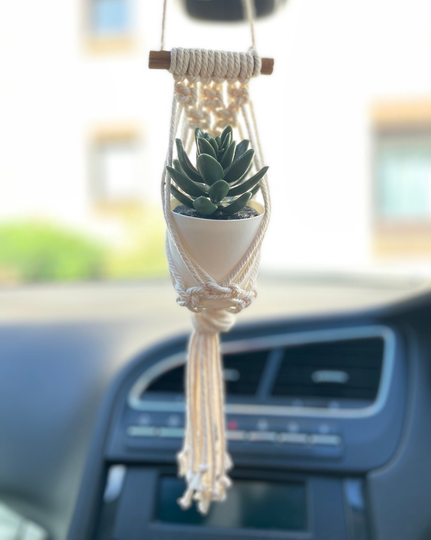 Macrame Car Charm