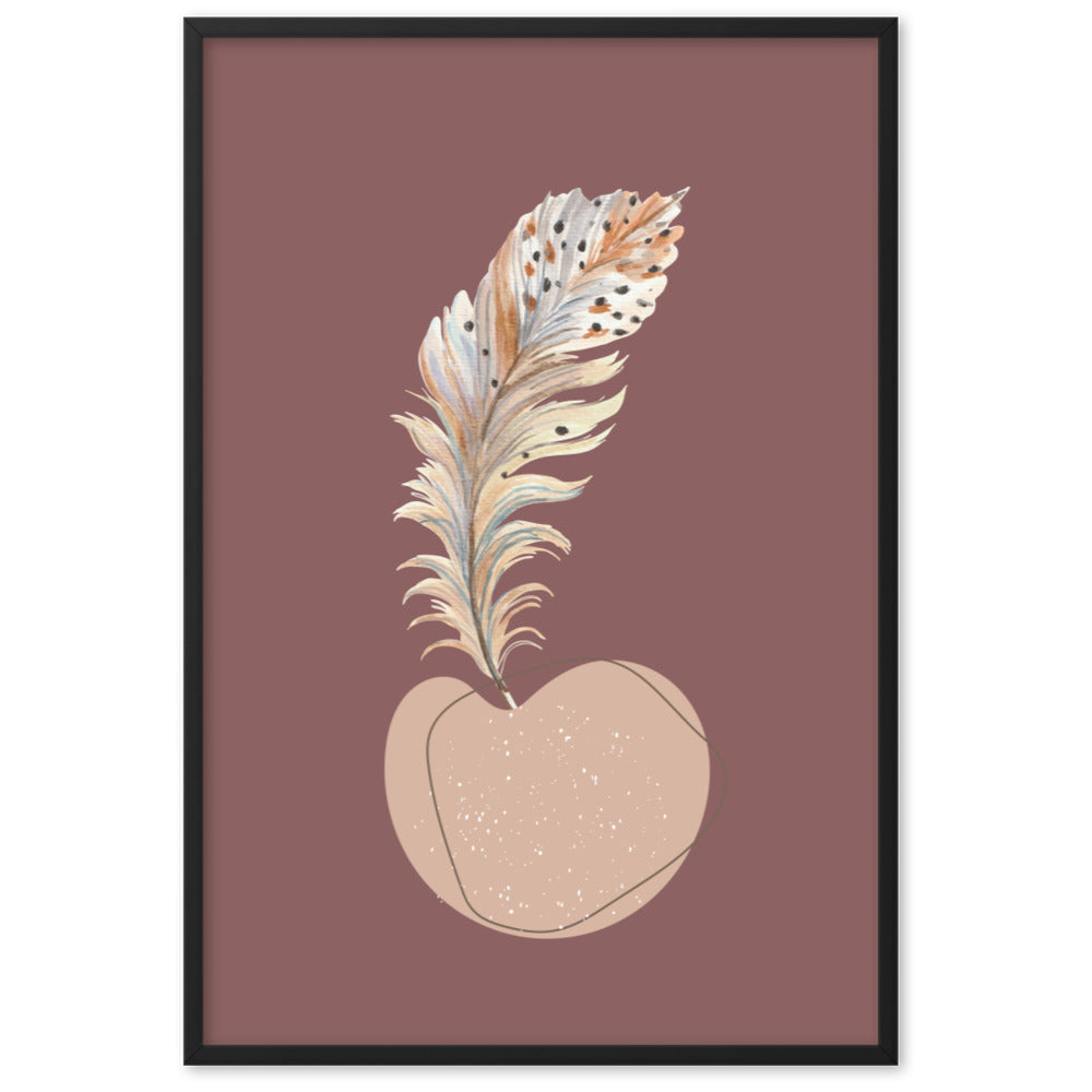 Nordic framed poster