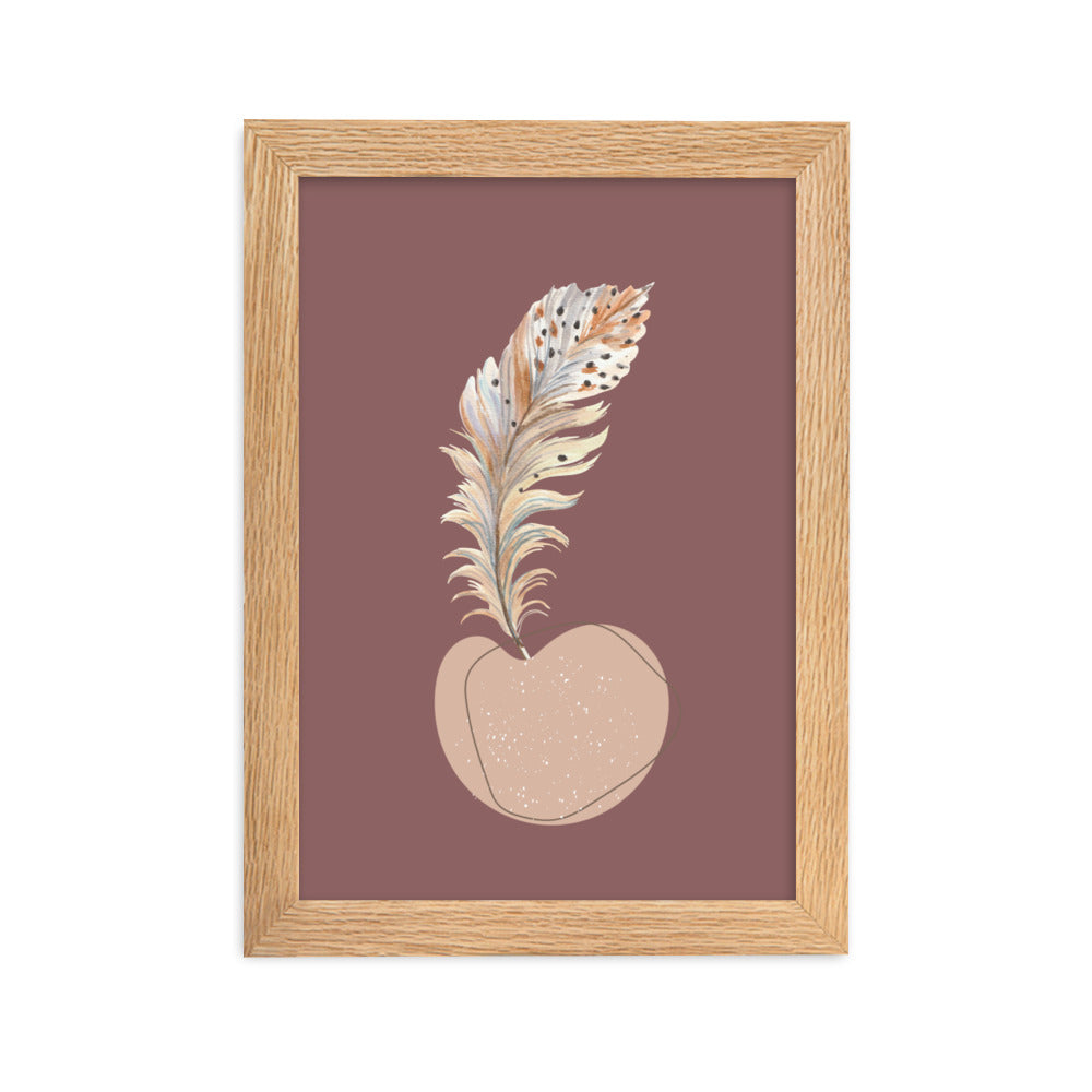 Nordic framed poster