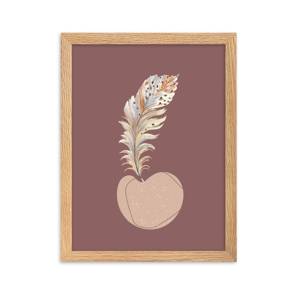 Nordic framed poster