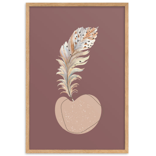 Nordic framed poster